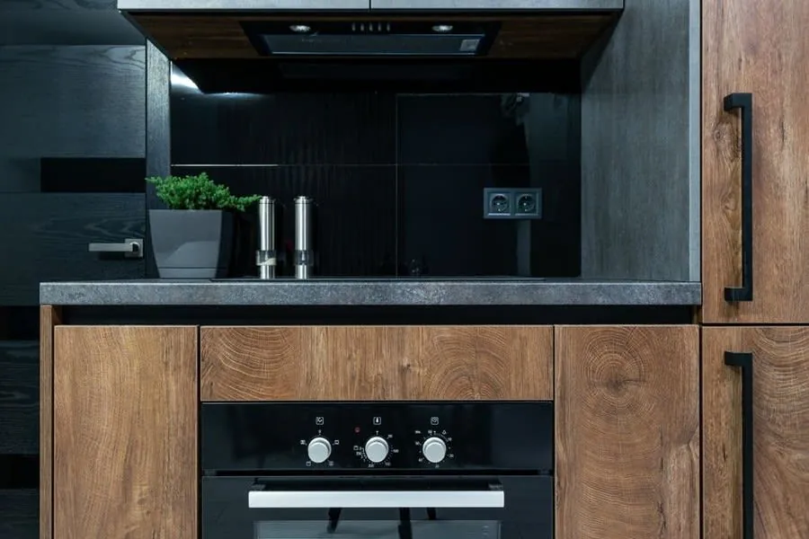 Newly fitted kitchen with solid carcasses and quality hardware specified to last beyond twenty years