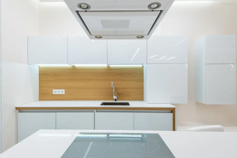 Modern fitted kitchen in a Liverpool property
