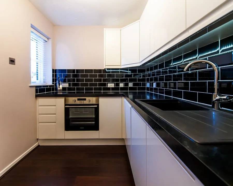 Small kitchen in a Liverpool terraced house