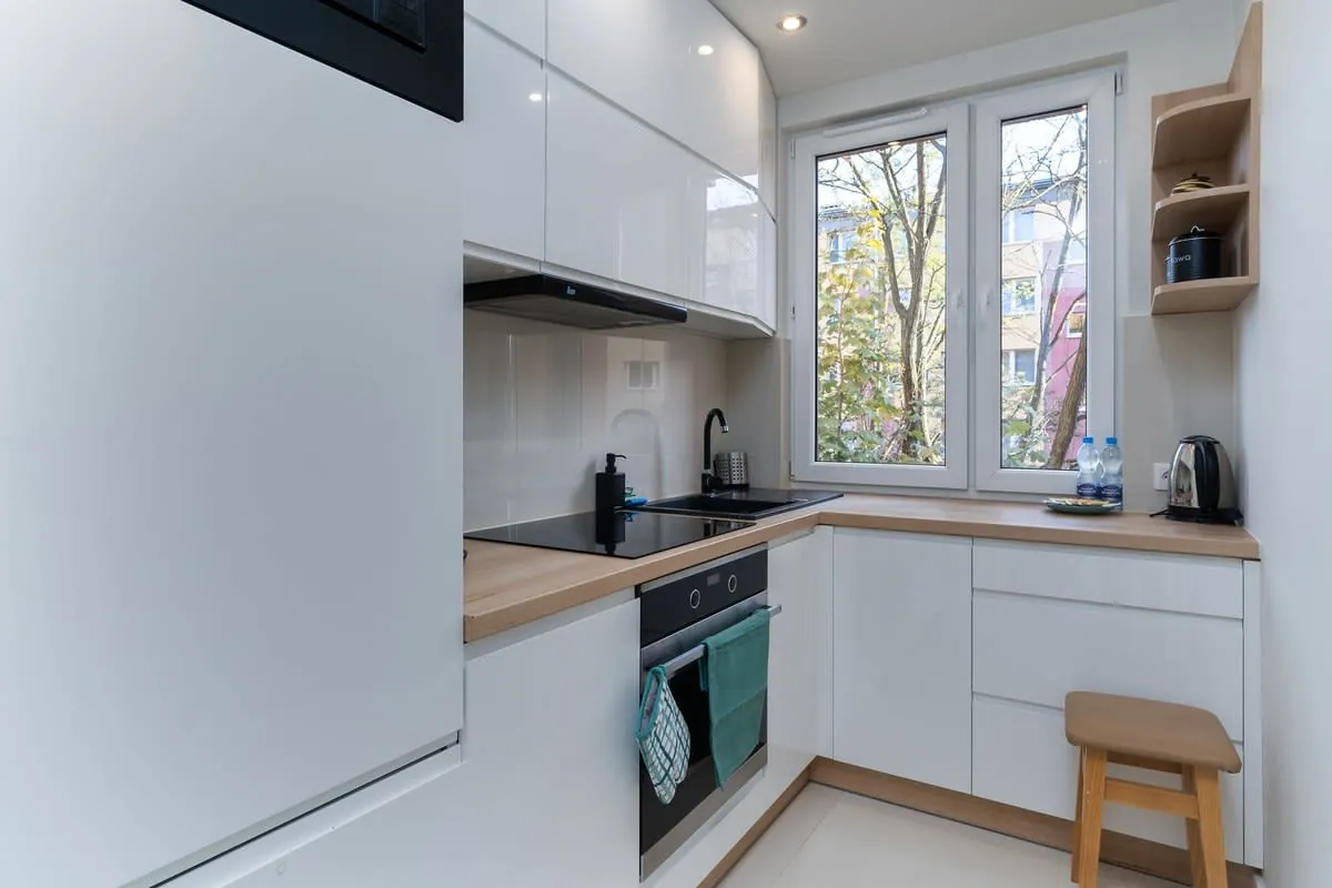 Small renovated kitchen in a Liverpool home