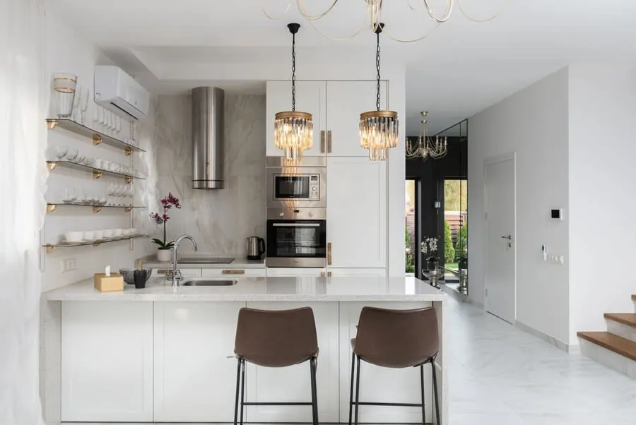 Kitchen in a Wallasey Victorian villa